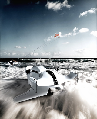 Illustration for article titled Nereus Kite-Powered Water Pod Racer Can Dive